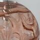 Pink pendant lamp made of hand-blown glass by Doria Leuchten, 1960s Germany.