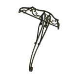 Forged iron wall console