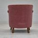 1960s, pair of Danish lounge chairs, original condition, light pink furniture velour.