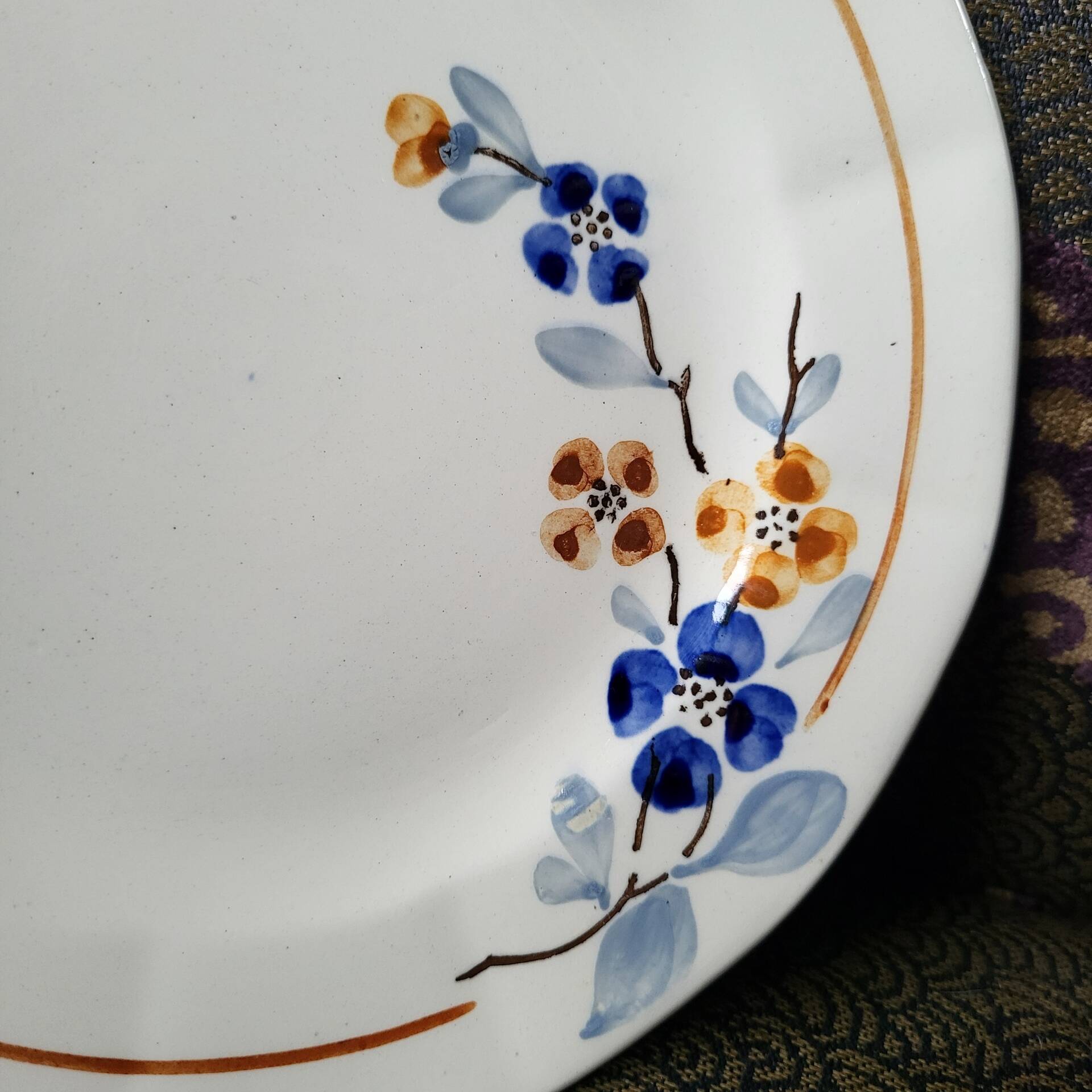 Set 6 assiettes à dessert Petites fleurs
