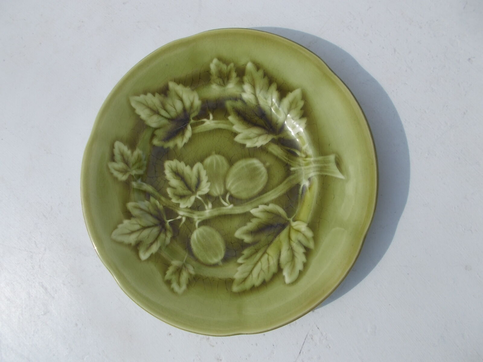 set of 5 plates slurry Choisy Le Roi HB & Cie