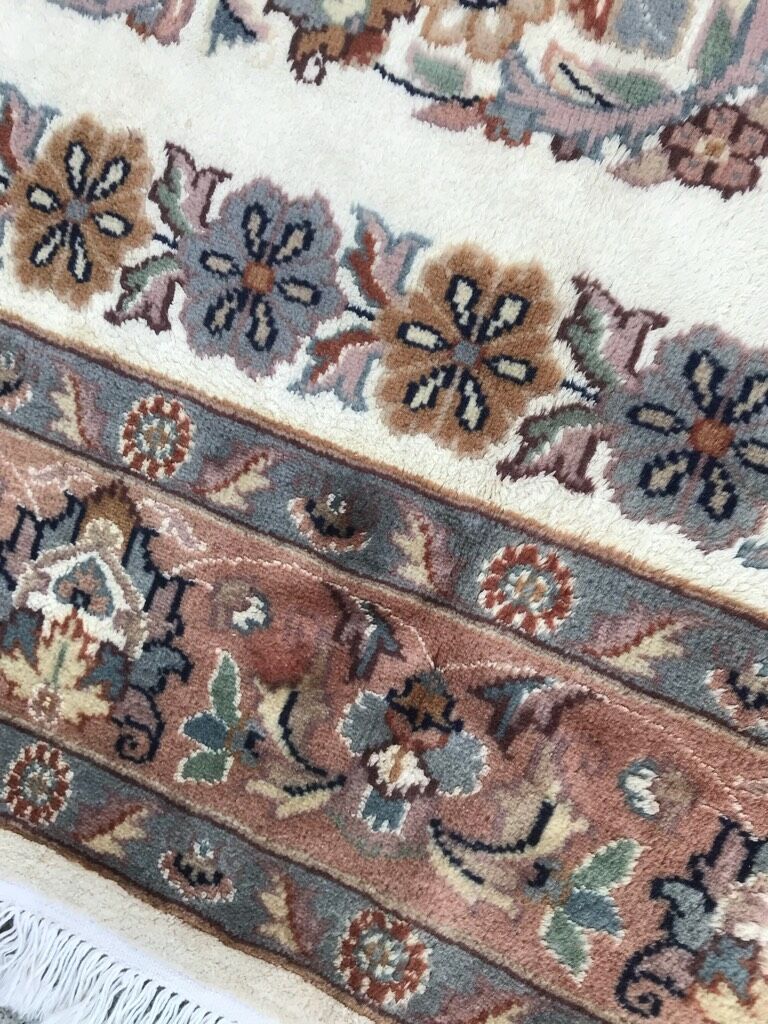 Carpet pakistani Karachi wool and silk 155 x 248 cm