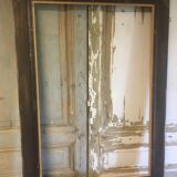 Golden frame in wood and stucco 110x78