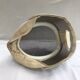 Former pair fencing fencing metal grid, white leather vintage sport