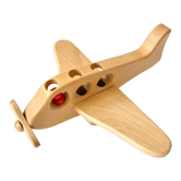 Avion en bois vintage