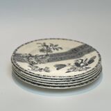 Floral iron earth plate