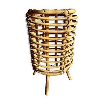 Rattan lamp foot
