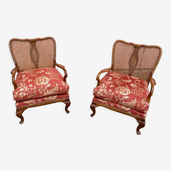 Pair of armchairs Chippendale
