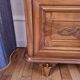 Art Deco walnut glass display case 1930-1940