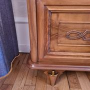 Art Deco walnut glass display case 1930-1940