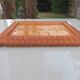 Decorative serving tray in resin, 1960s