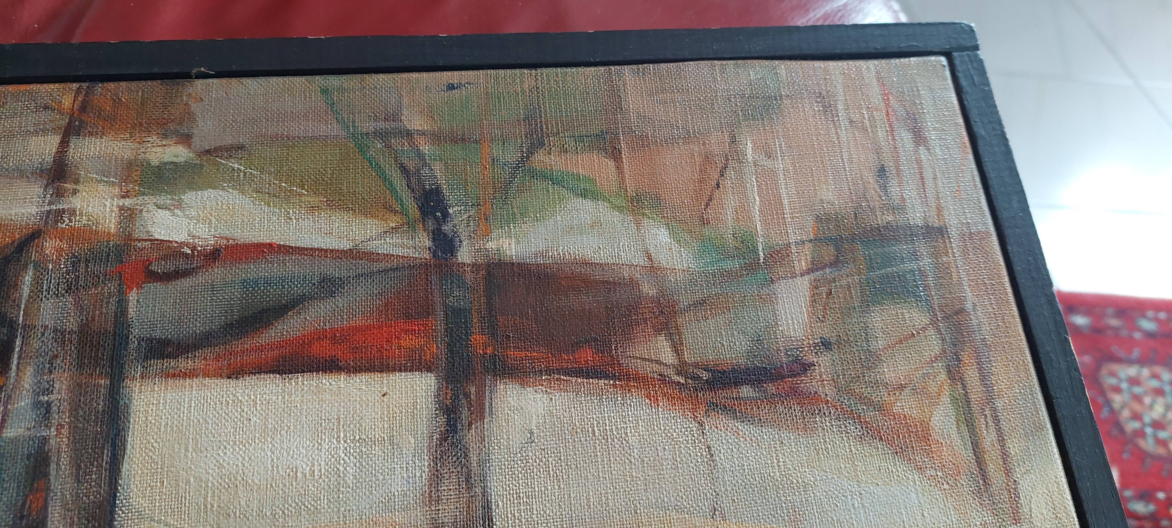 Painting on canvas by Jeanne-Marie VÉRON