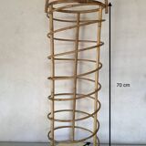 Bamboo and rattan basket