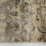 Classic beige & brown vintage rug, 211x155 cm