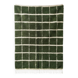 Green Berber rug 200x300 cm