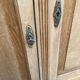 Art Deco buffet renovated in solid oak and breccia marble from the 1930s.