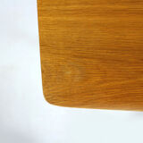 Oak veneered folding dining table from UP Závody 1960 s