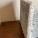 Console murale brutaliste en bois peint 1970