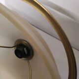 80s Vintage Adjustable Height Pull Cord Pendant Light