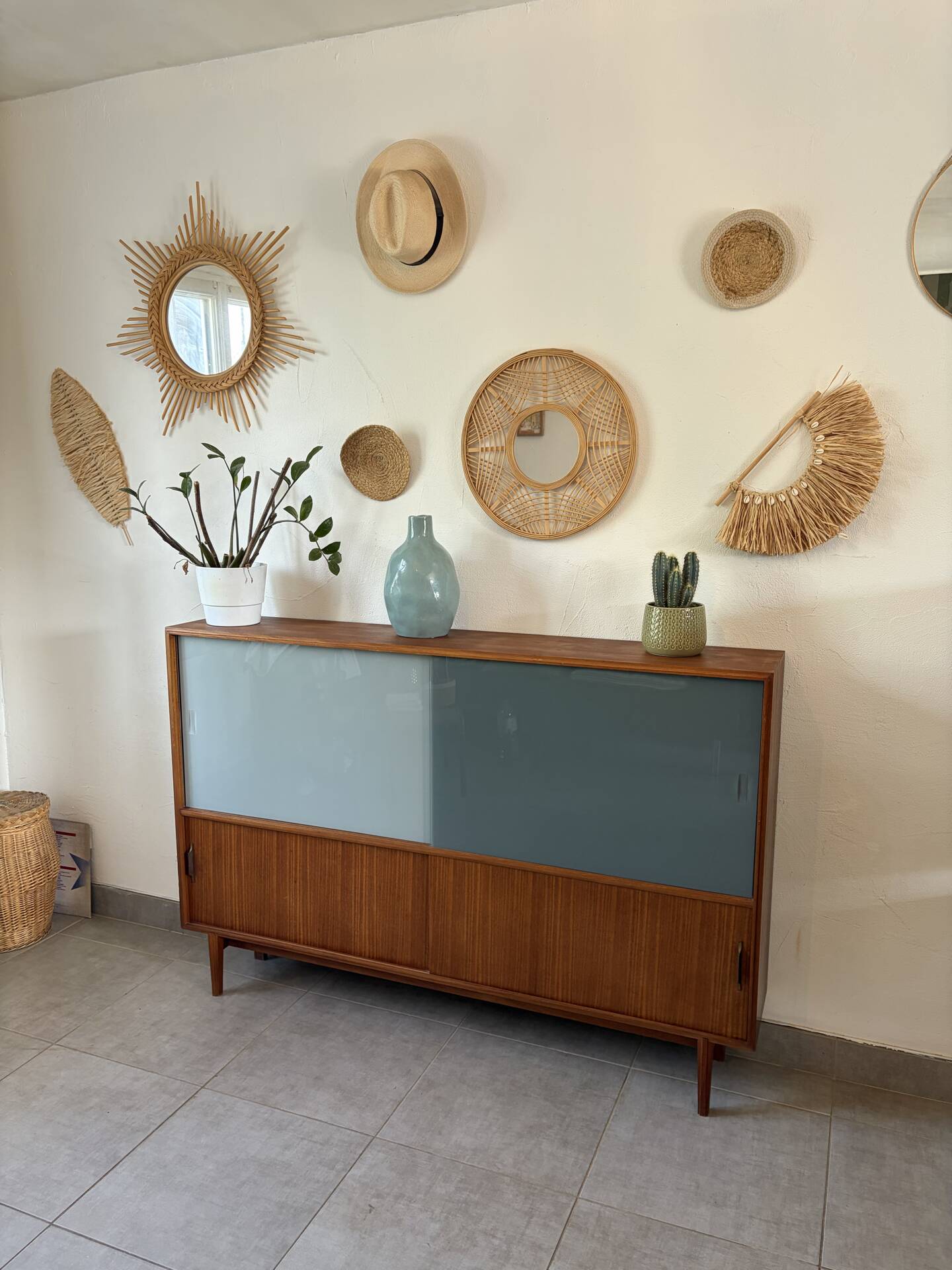 High vintage 1960s enfilade (shallow)