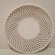 Vintage fruit dish ceramic braided 60s