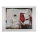 Philippe Augé: Women in white dresses, original signed lithograph