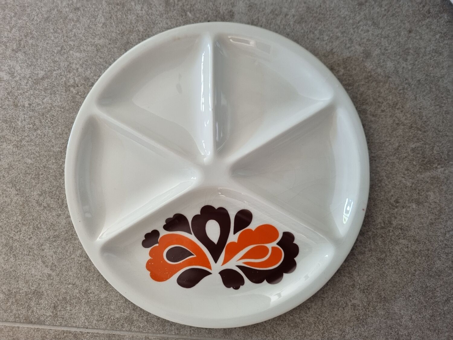 Le Creuset plates for fondue from 1970