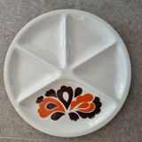 Assiettes Le Creuset pour fondue de 1970