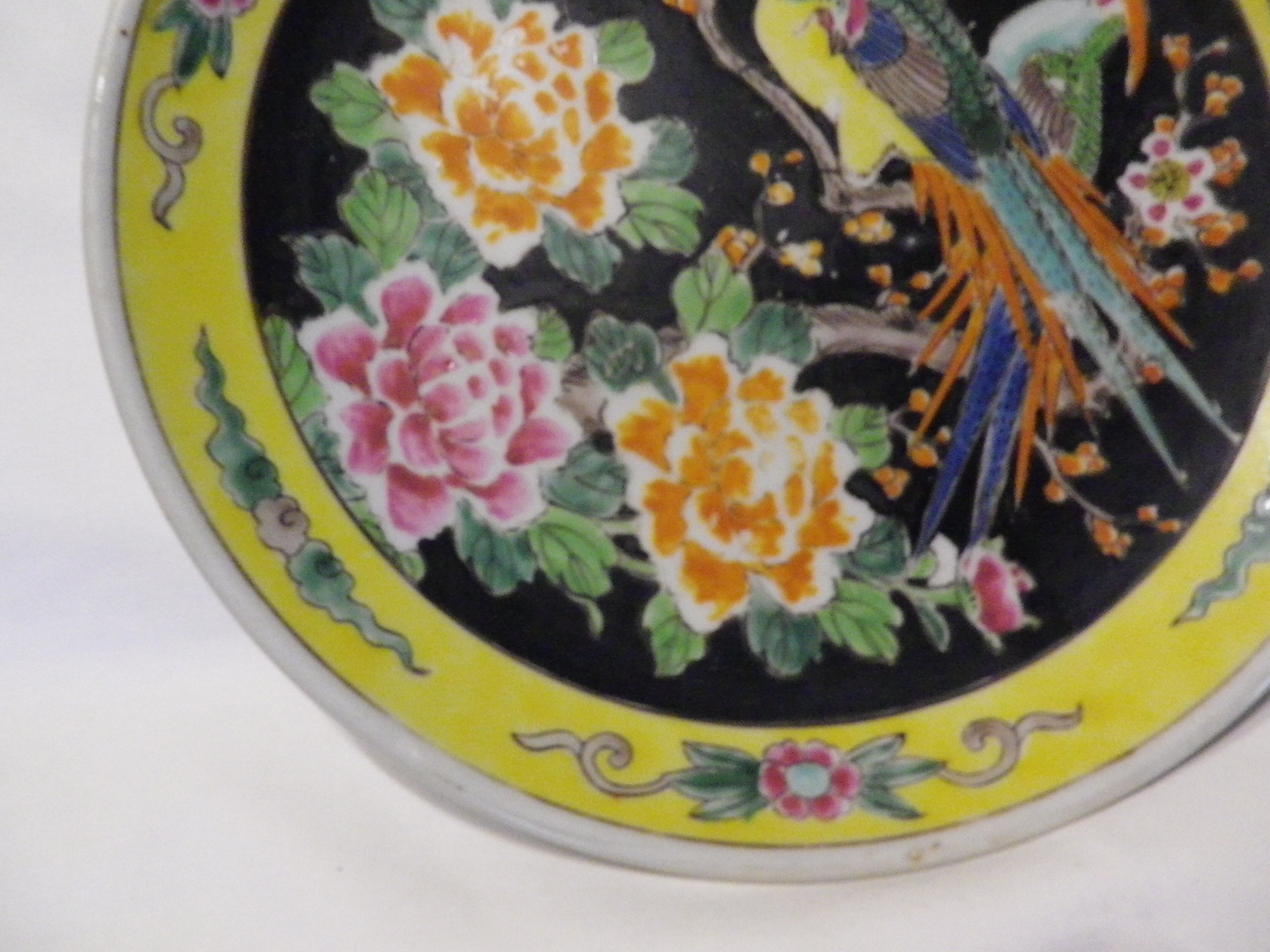 plate decors emaux made in japan