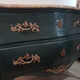 Louis XV curved dresser 2 drawers