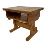 Vintage bedside table side table pinewood 70's design