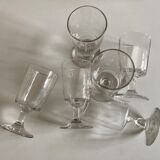 6 campaign glasses on foot, 19th