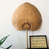 Woven wicker palm