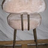 Pelfran chair beige moumoute 1970