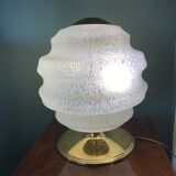 Lamp 70s glassware of Clichy