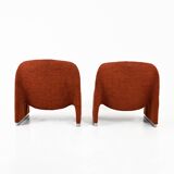Pair of Alky Armchairs by Giancarlo Piretti for Anonima Castelli, 1970s