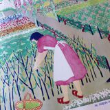 Affiche armand colin n°8 : au jardin potager