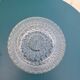 Round cast glass ceiling lamp