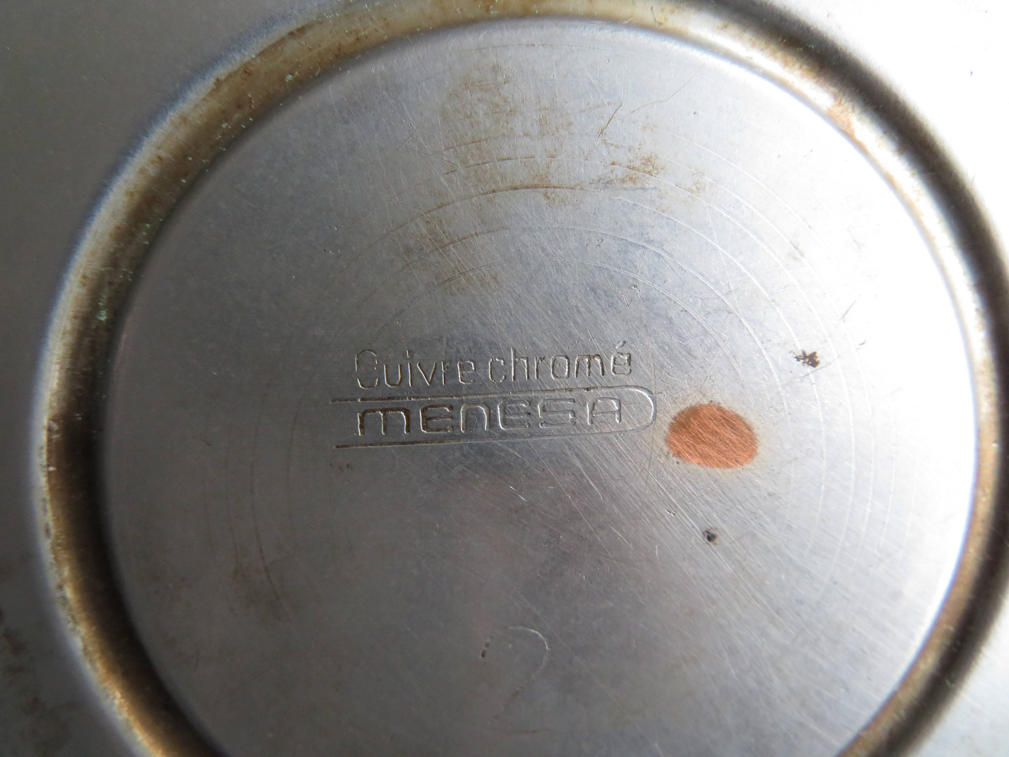 Chrome copper coffee maker