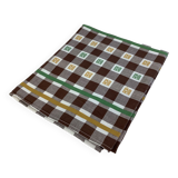 Vintage checkered tablecloth