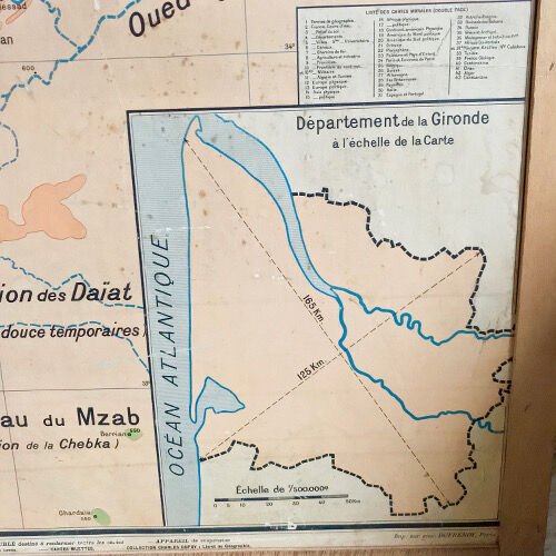 Vidal Lablache 42 Algiers School Map