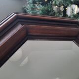 Octagonal wood mirror year 60