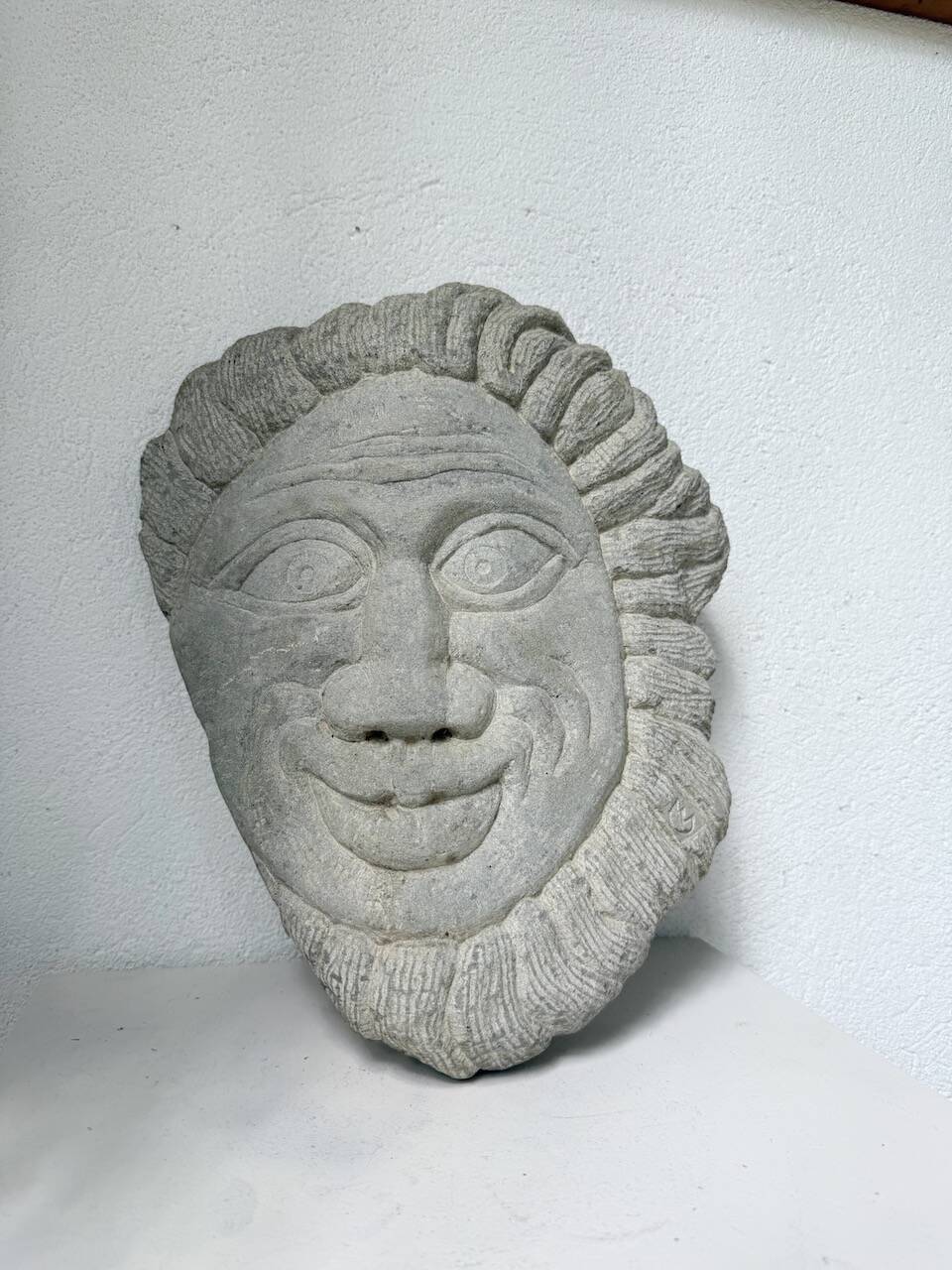 Stone sculpture 1950 face