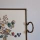 Ceramic and metal bird tray