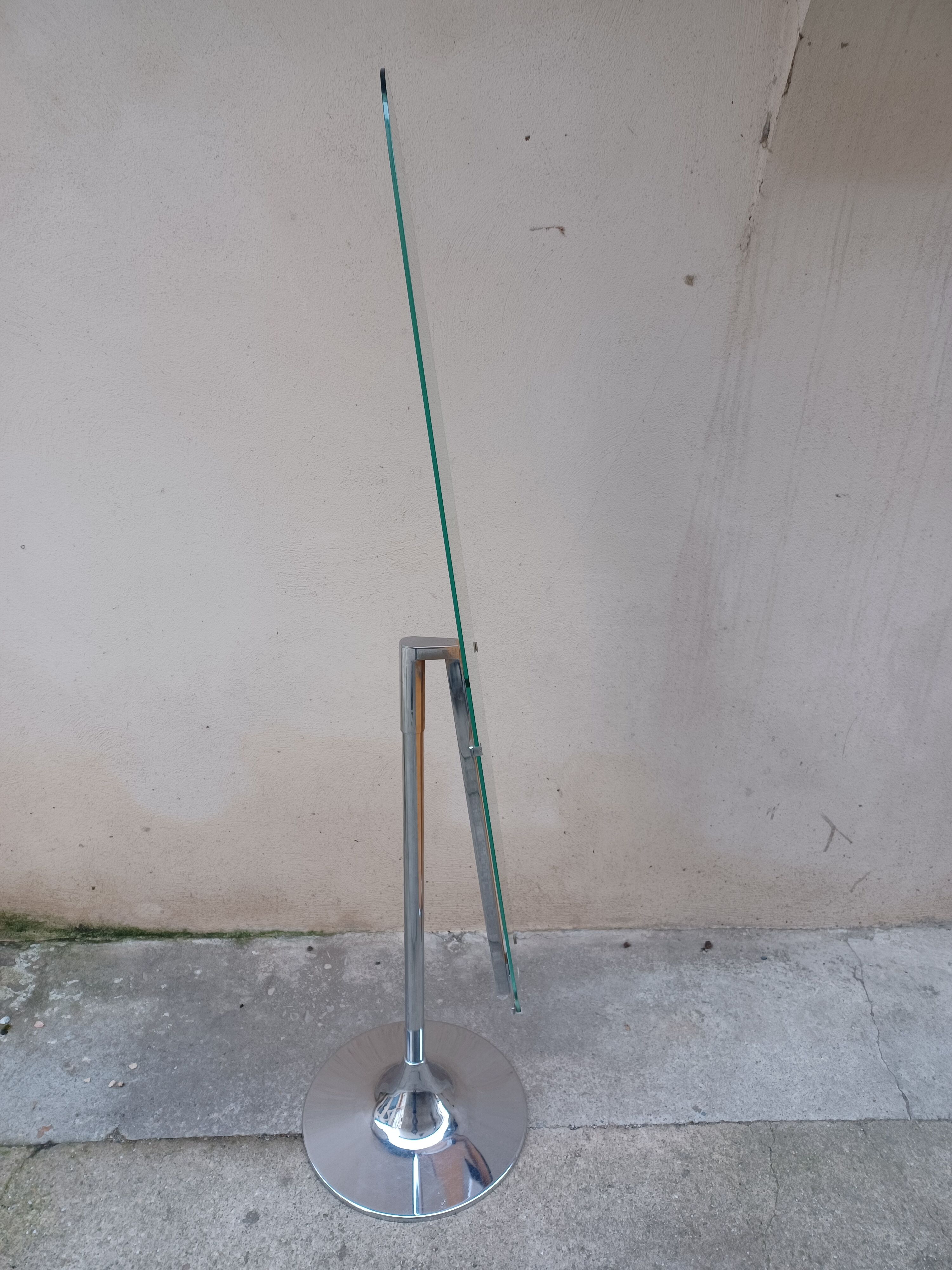 Large free-standing mirror, 1970 45x178cm