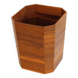 Danish teak wastepaper basket 1960