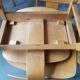 Set of 6 stackable Scandinavian chairs