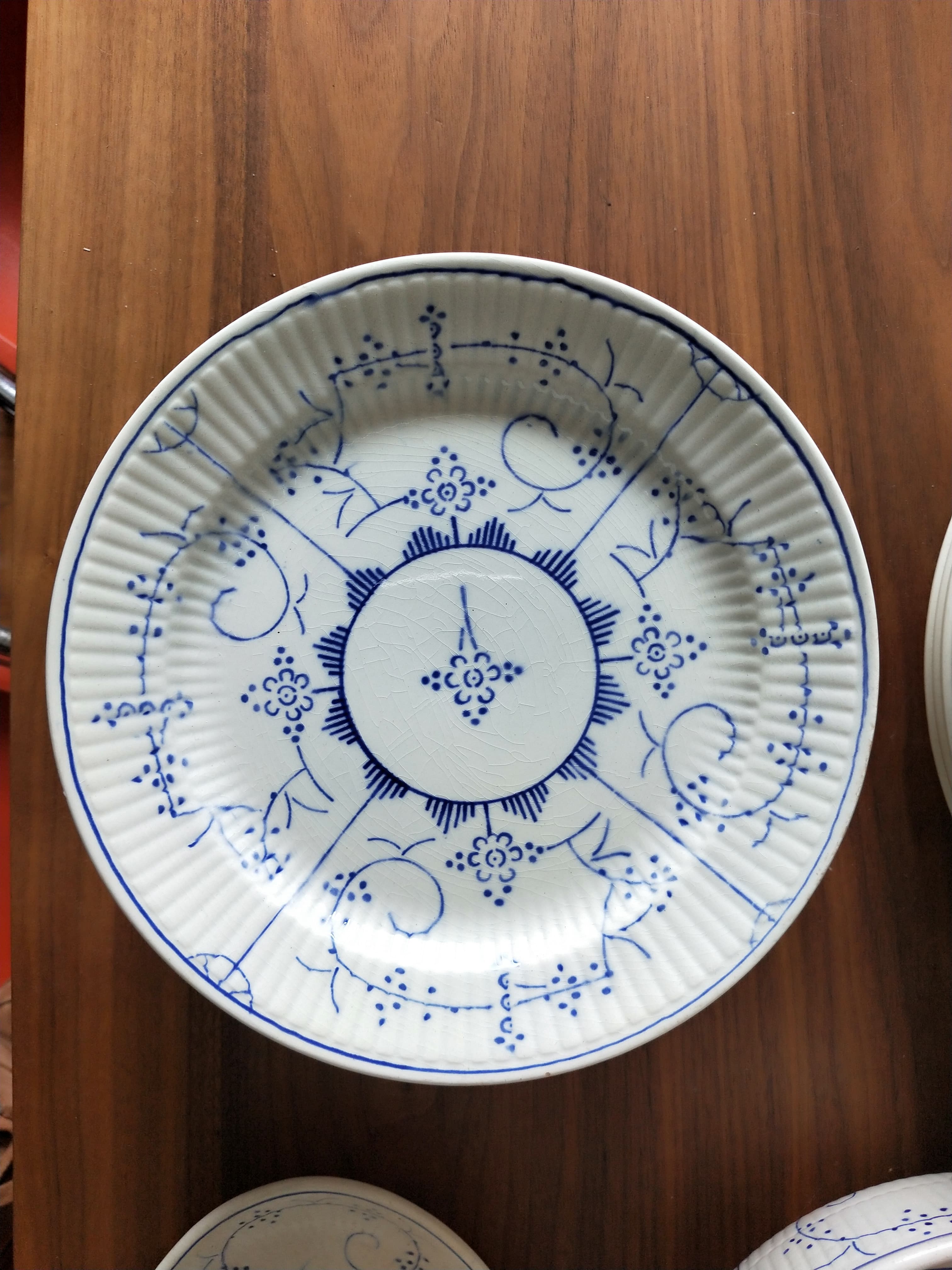 Copenhagen Boch la Louvière earthenware dishware service