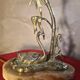 bronze lamp with marble, beautiful work by a bronzier, 1910 at 40 and fine tulip