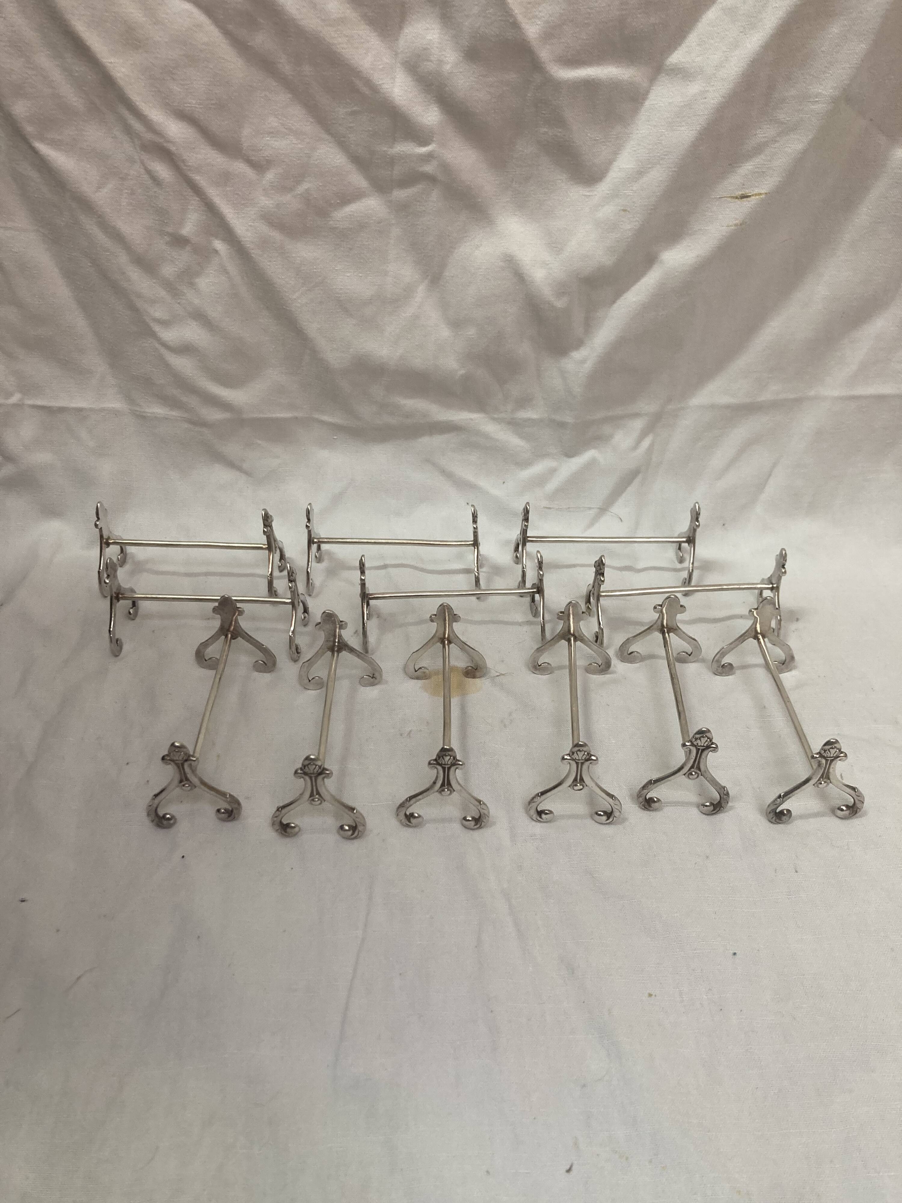 Silver knife holder with horse hallmark early 20th century